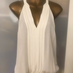 Joie White Silk Tank Top Size XS White/Ivory